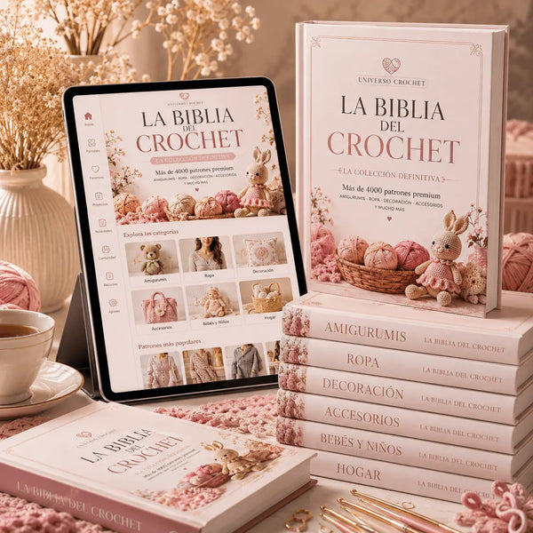 La Biblia Del Crochet : Crea piezas increíbles con +4000 patrones Premium